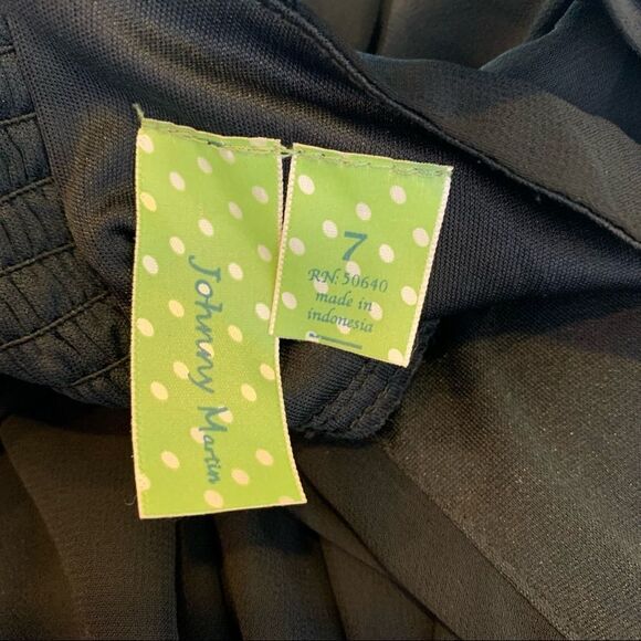 Johnny Martin Black Dress Size 7 Homecoming/Formal - Picture 11 of 12